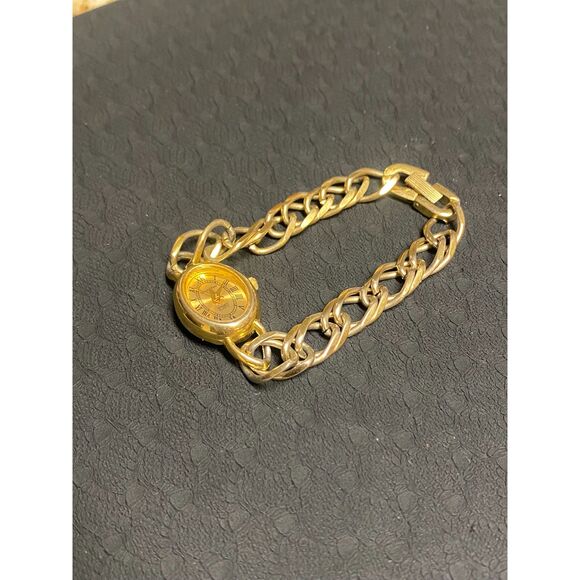 Vanity Fair by Gruen Chain Watch | Roman Numeral Dial | Gold-Tone - Picture 7 of 8